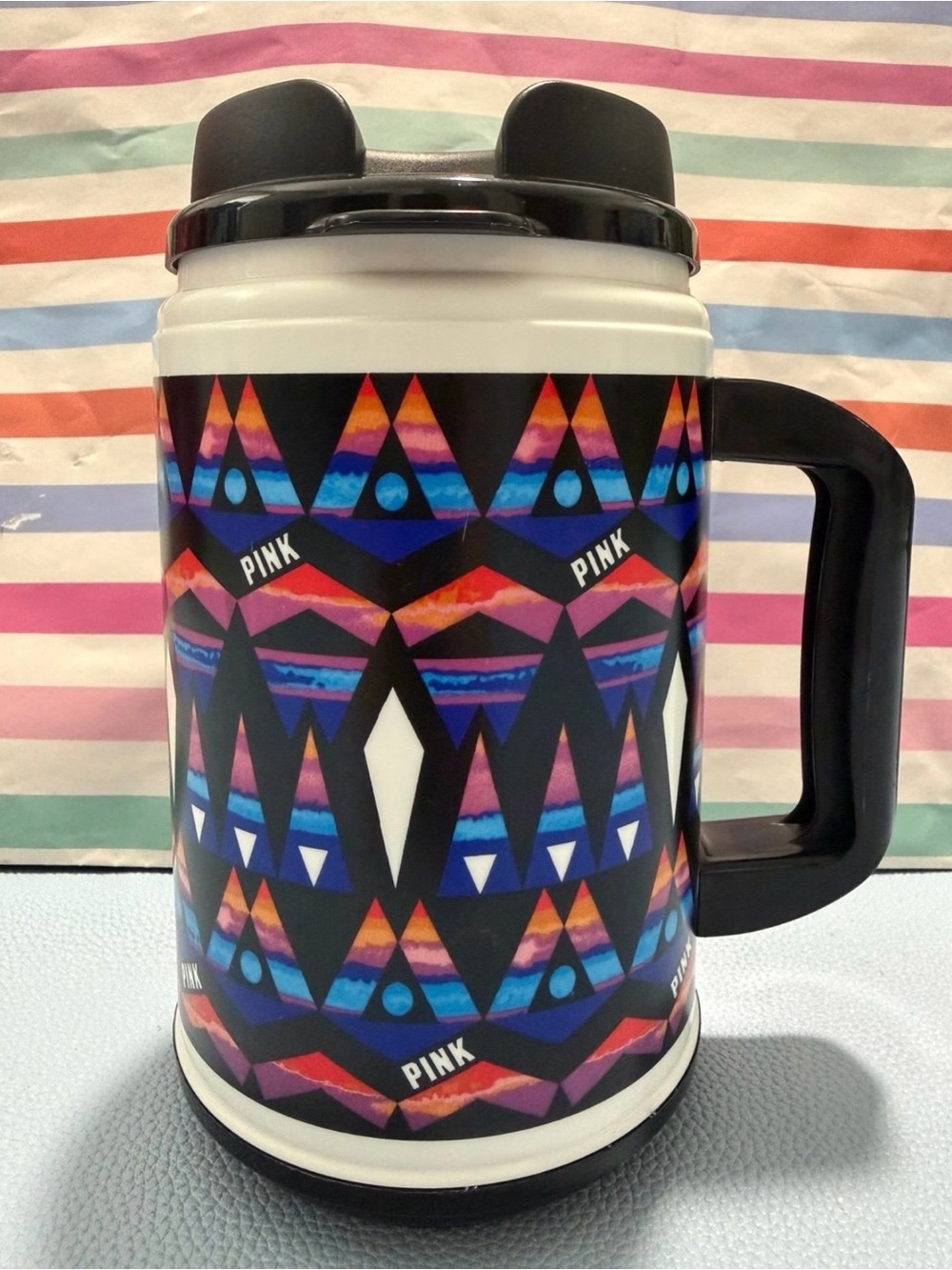 PINK Victoria's Secret Aztec Chug Mug